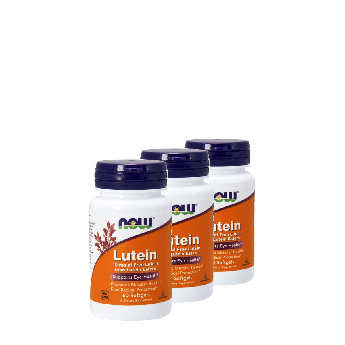Lutein 10 mg lutein észterből, Now Free Lutein from Lutein Esters, 3x60 kapszula