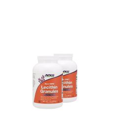 Szója lecitin por, Now Lecithin Granules, 2x454 g
