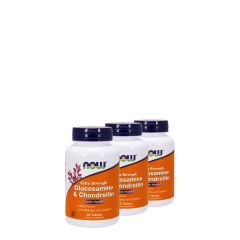 Extra dózisú glükozamin-kondroitin formula, Now Extra Strength Glucosamine & Chondroitin, 3x60 tabletta