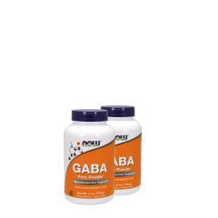 Gamma-amino vajsav por, Now GABA Pure Powder, 2x170 g