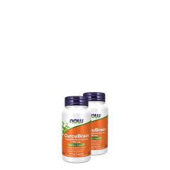 Optimizált kurkuma kivonat 400 mg, Now CurcuBrain Longvida Optimized Curcumin, 2x50 kapszula