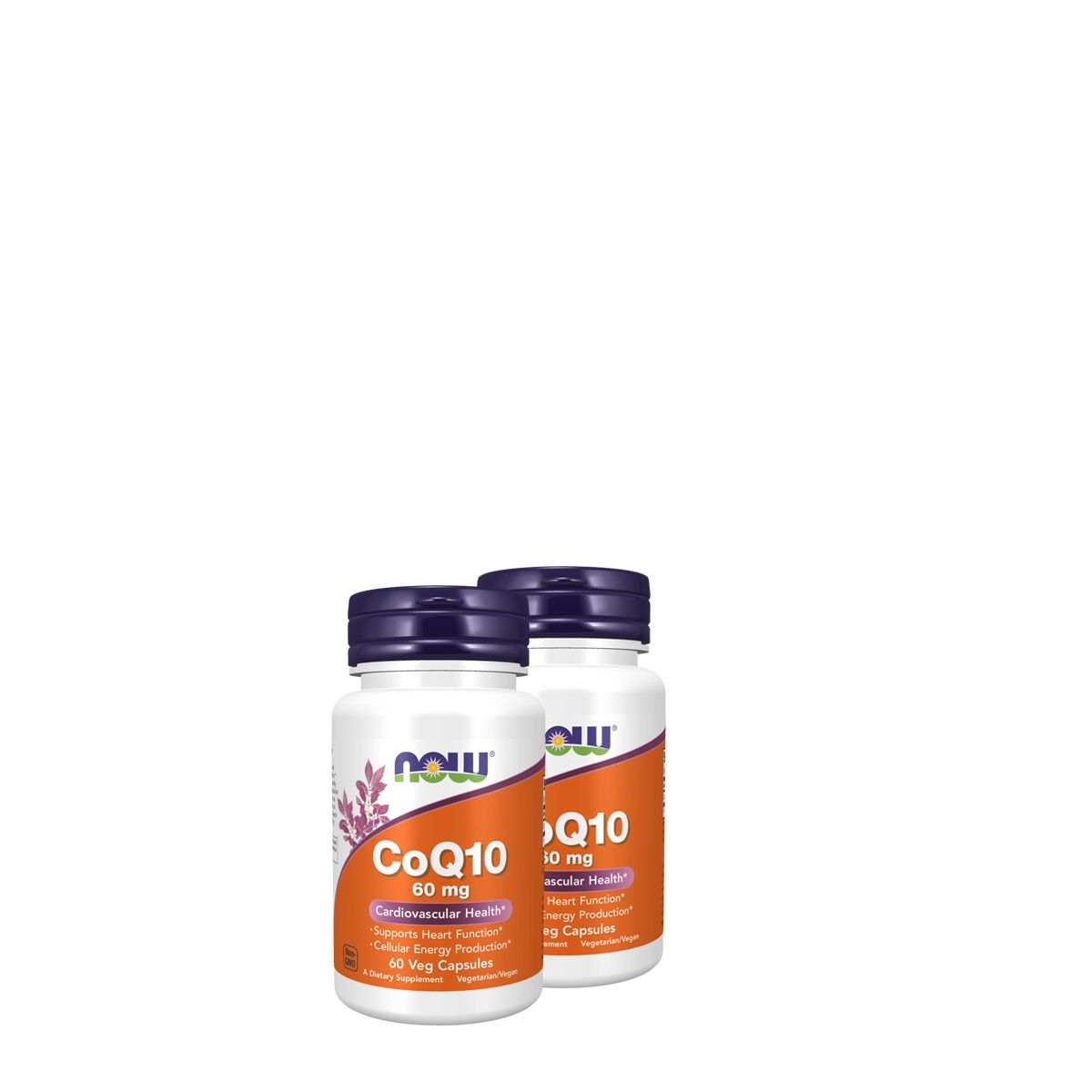 Q10 koenzim 60 mg, Now CoQ10 Cardiovascular Health, 2x60 kapszula