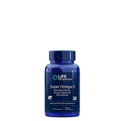 Halolaj komplex szezám- és olivaolajjal, Life Extension Super Omega-3, 120 gélkapszula