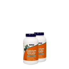 Kálcium citrát por, Now Calcium Citrate Pure Powder, 2x227 g