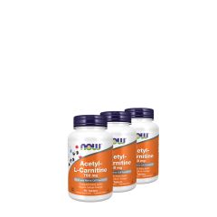 Acetil-l-karnitin 750 mg, Now Acetyl-L-Carnitine, 3x90 tabletta