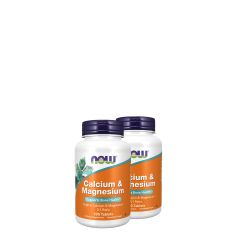 Kálcium magnézium, Now Calcium & Magnesium, 2x100 tabletta