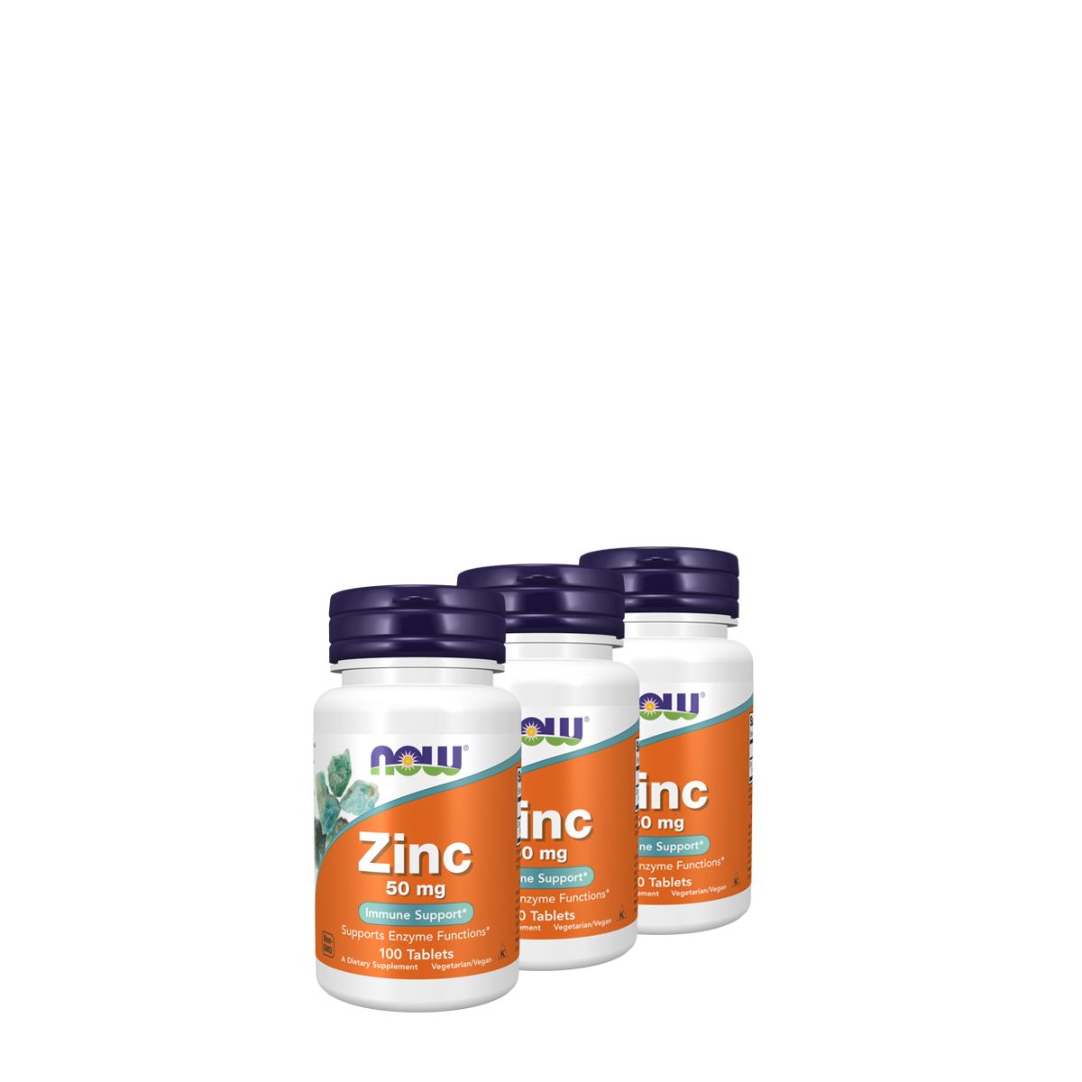Cink glükonát 50 mg, Now Zinc, 3x100 tabletta
