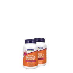 E-vitamin komplex, tokoferolok és tokotrienolok, Now Advanced Gamma E Complex, 2x120 kapszula