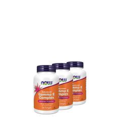 E-vitamin komplex, tokoferolok és tokotrienolok, Now Advanced Gamma E Complex, 3x120 kapszula