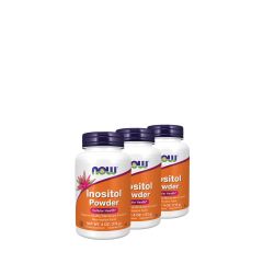 Inozitol por, Now Inositol Powder, 3x113 g