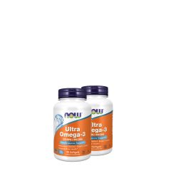 Nagydózisú halolaj 500 EPA/ 250 DHA, Now Ultra Omega-3, 2x90 kapszula