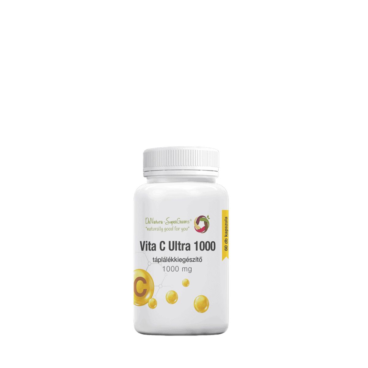 Hatékony immunerősítő C-vitamin készítmény, SuperGreens Vita C Ultra 1000, 60 kapszula