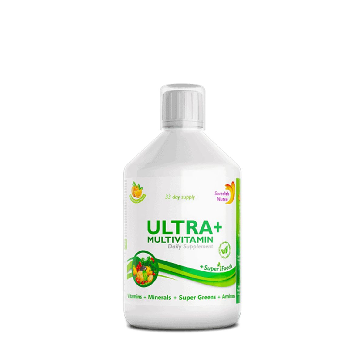 ULTRA+ folyékony multivitamin, Swedish Nutra Ultra+ Multivitamin, 500 ml