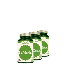 Melatonin 1 mg, GreenFood Nutrition Melatonin, 3x60 kapszula