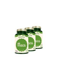Maca gyökér 350 mg, GreenFood Nutrition Maca, 3x120 kapszula