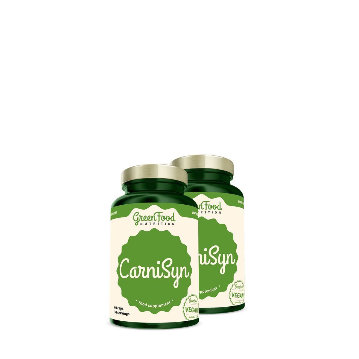 Karnitin-szinefrin súlycsökkentő formula, GreenFood Nutrition CarniSyn, 2x60 kapszula