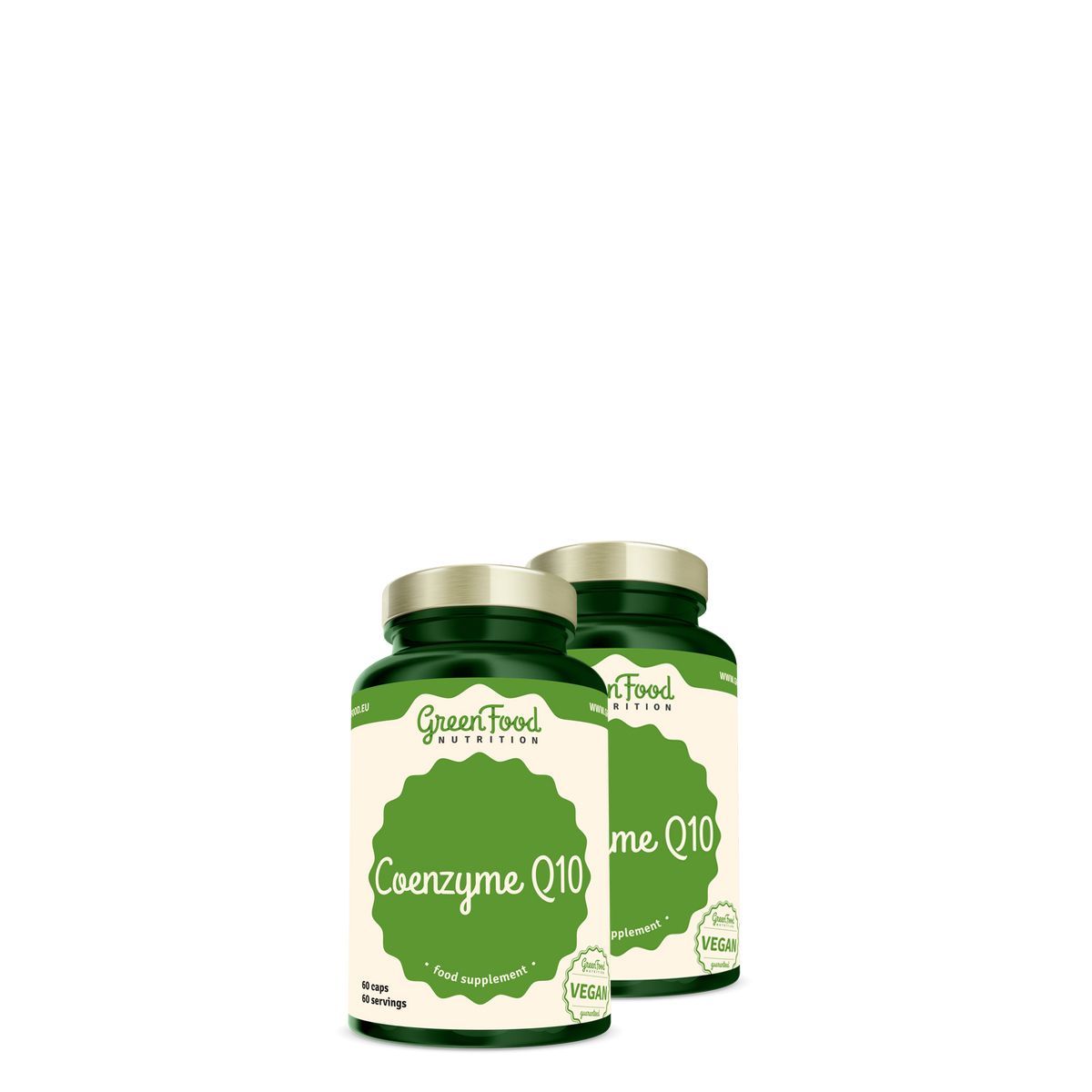 Q10 koenzim 60 mg, GreenFood Nutrition Conezyme Q10, 2x60 kapszula