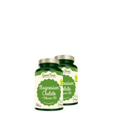 Magnézium kelát, GreenFood Nutrition Magnesium Chelate, 2x90 kapszula