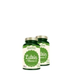 Lutein + A-vitamin, GreenFood Lutein + Vitamin A, 2x60 kapszula