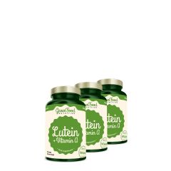 Lutein + A-vitamin, GreenFood Lutein + Vitamin A, 3x60 kapszula
