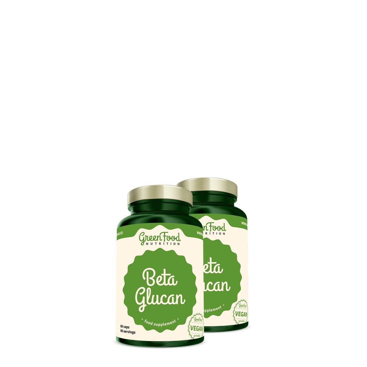 Béta-glükánok osztrigagombából, GreenFood Nutrition Beta Glucan, 2x60 kapszula
