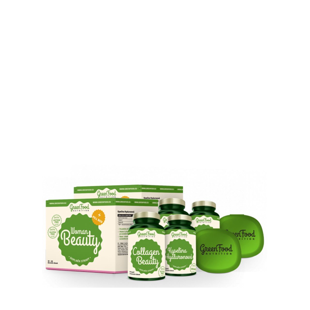 Női szépségformula csomag, GreenFood Nutrition Woman Beauty Box, 2 csomag