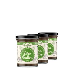 Étcsokoládés lágy argentin földimogyoróvaj, GreenFood Nutrition Zero Butter with Dark Chocolate, 3x400 g