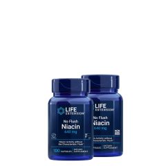 Bőrpír mentes niacin 640 mg, Life Extension No Flush Niacin, 2x100 kapszula