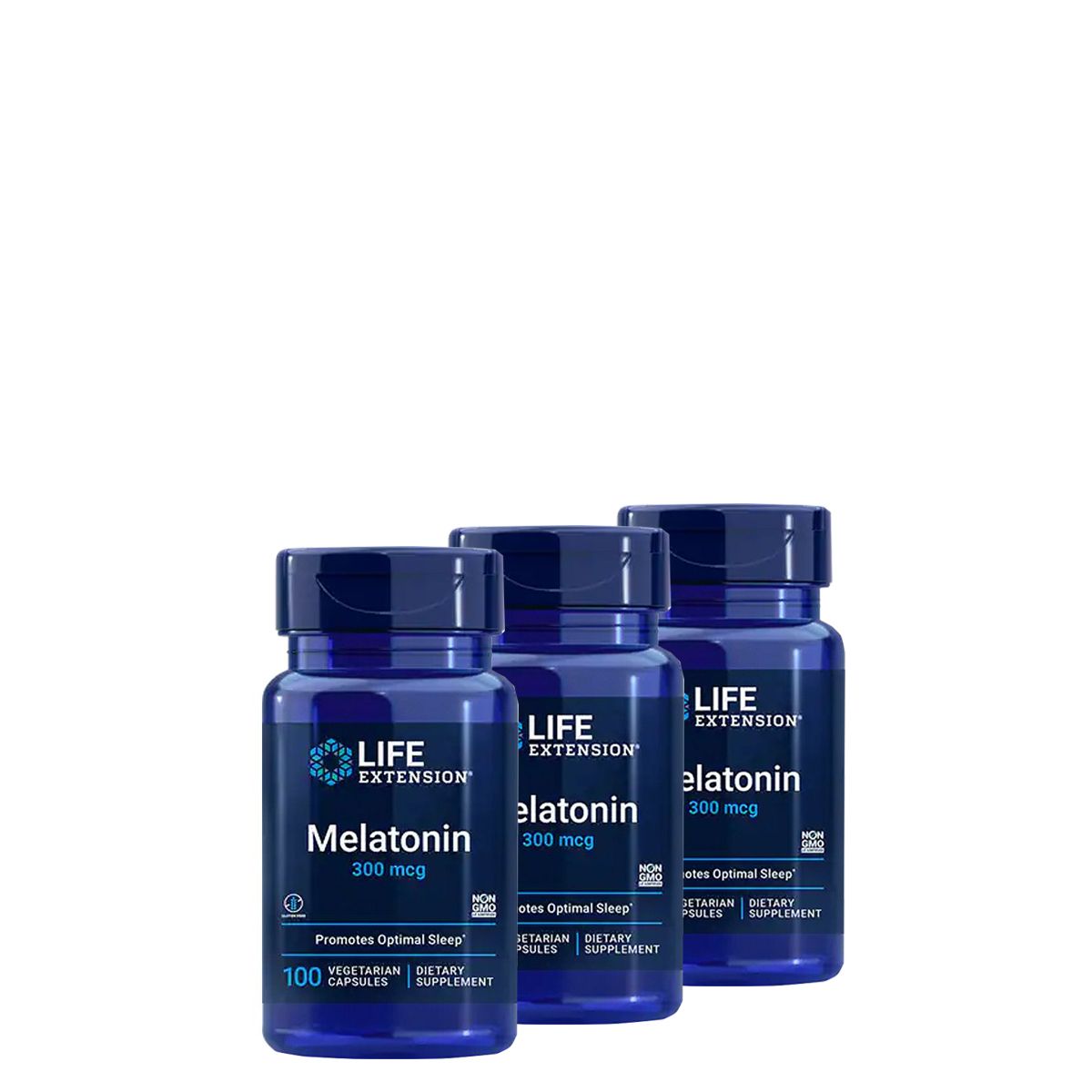 Melatonin 300 mcg, Life Extension Melatonin, 3x100 kapszula