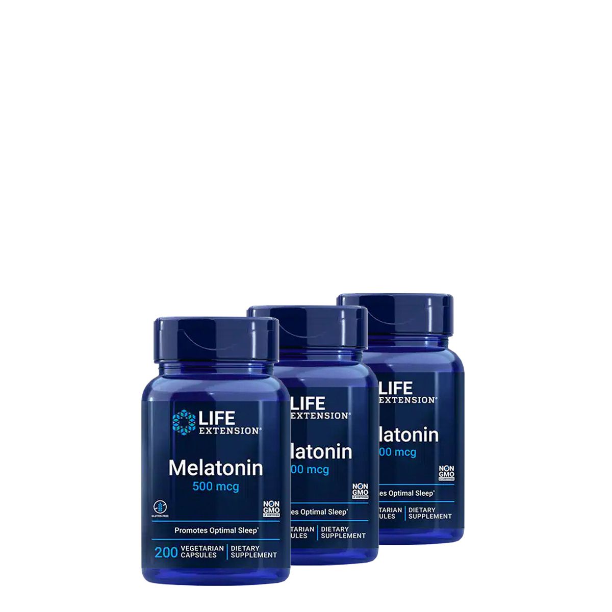 Melatonin 500 mcg, Life Extension Melatonin, 3x200 kapszula