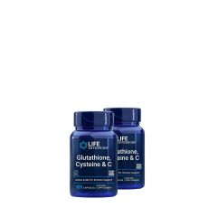 Immunerősítő komplex, Life Extension Glutathione Cysteine & C, 3x100 kapszula
