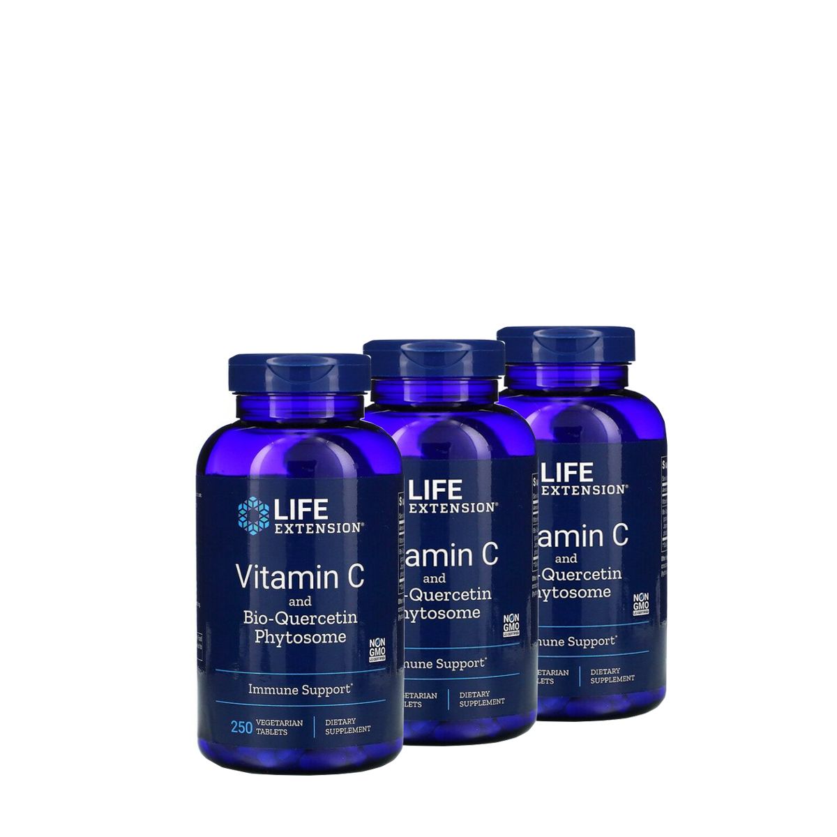C-vitamin + bio kvercetin, Life Extension Vitamin C with Bio-Quercetin, 3x250 tabletta
