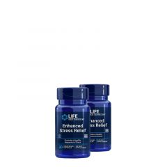 Stresszoldó komplex citromfűvel és teaninnal, Life Extension Enhanced Stress Relief, 2x30 kapszula