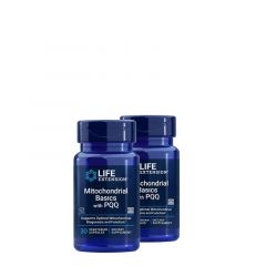 Mitokondrium támogató formula PQQ-val és NaRALA-val, Life Extension Mitochondrial Basics, 2x30 kapszula