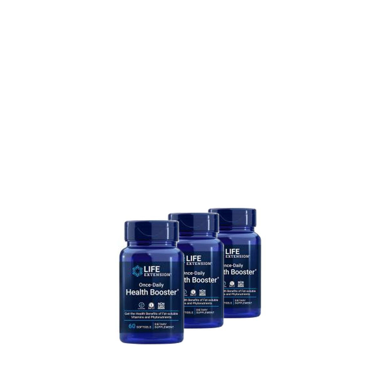 Egészségfokozó komplex speciális vitaminokkal és fitonutriensekkel, Life Extension Health Booster, 3x60 kapszula