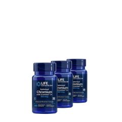 Optimalizált króm formula 500 mcg, Life Extension Optimized Chromium, 3x60 kapszula