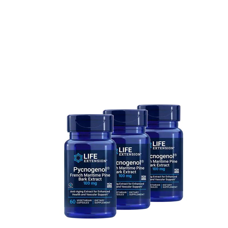 Piknogenol 100 mg, Life Extension Pycnogenol, 3x60 kapszula