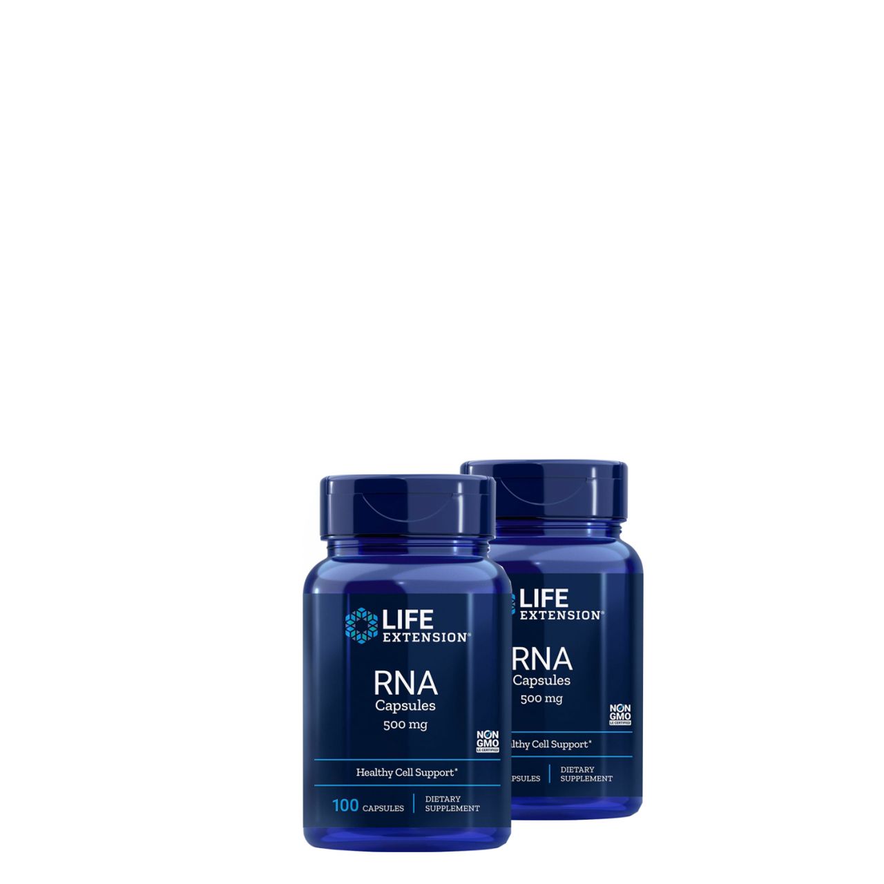 Ribonukleinsav 500 mg, Life Extension RNA Capsules, 2x100 kapszula