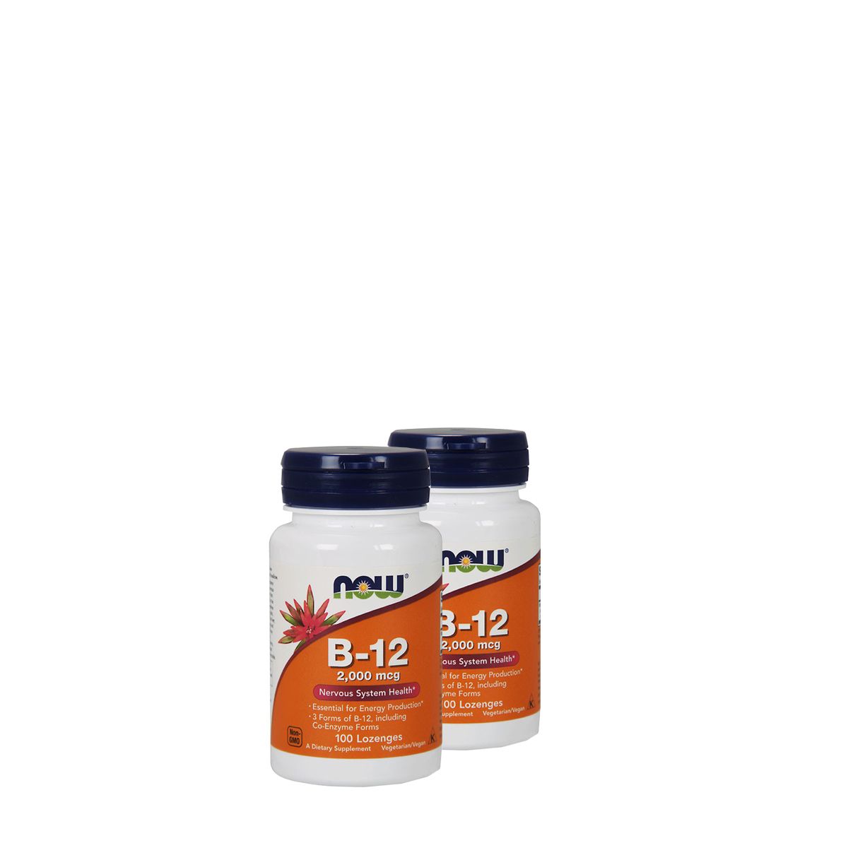 B-12 vitamin 2000 mcg, Now B-12, 2x100 tabletta
