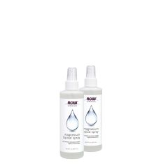 Bőrön keresztül felszívódó magnézium, Now Magnesium Topical Spray, 2x237 ml