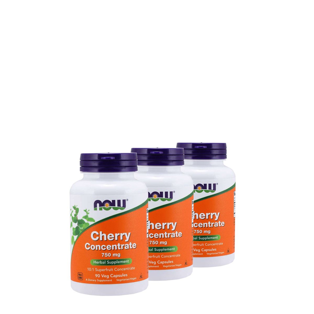Cseresznye koncentrátum 750 mg, Now Cherry Concentrate, 3x90 kapszula