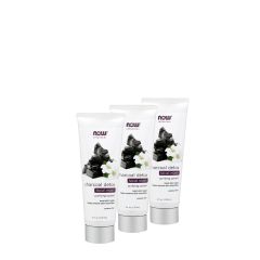 Mélytisztító arcmaszk aktív szénnel, Now Charcoal Detox Facial Mask, 3x118 ml