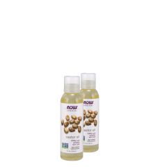 Bőr- és hajpuhító ricinusolaj, Now 100% Pure Castor Oil, 2x118 ml