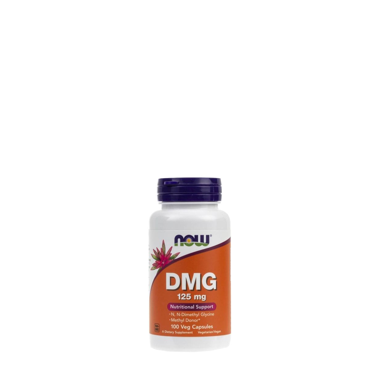 Dimetil-glicin 125 mg, Now DMG, 100 kapszula