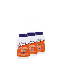 Extra Hatóanyagtartalmú Foszfatidilszerin 300 mg, Now Phosphatidyl serine extra strength, 3x50 lágykapszula