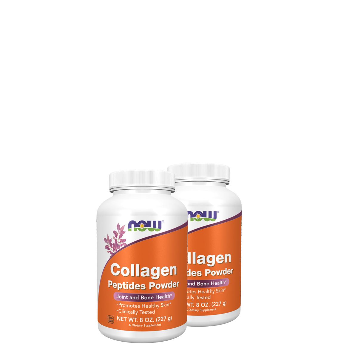 Szarvasmarha-kollagén por, Now Collagen Peptides Powder, 2x227 g