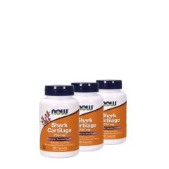 Cápaporc 750 mg, Now Shark Cartilage, 3x100 kapszula