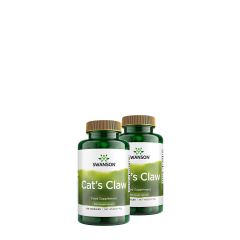 Macskakarom 500 mg, Swanson Cat's Claw Uncaria tomentosa, 2x100 kapszula