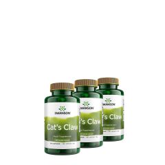 Macskakarom 500 mg, Swanson Cat's Claw Uncaria tomentosa, 3x100 kapszula