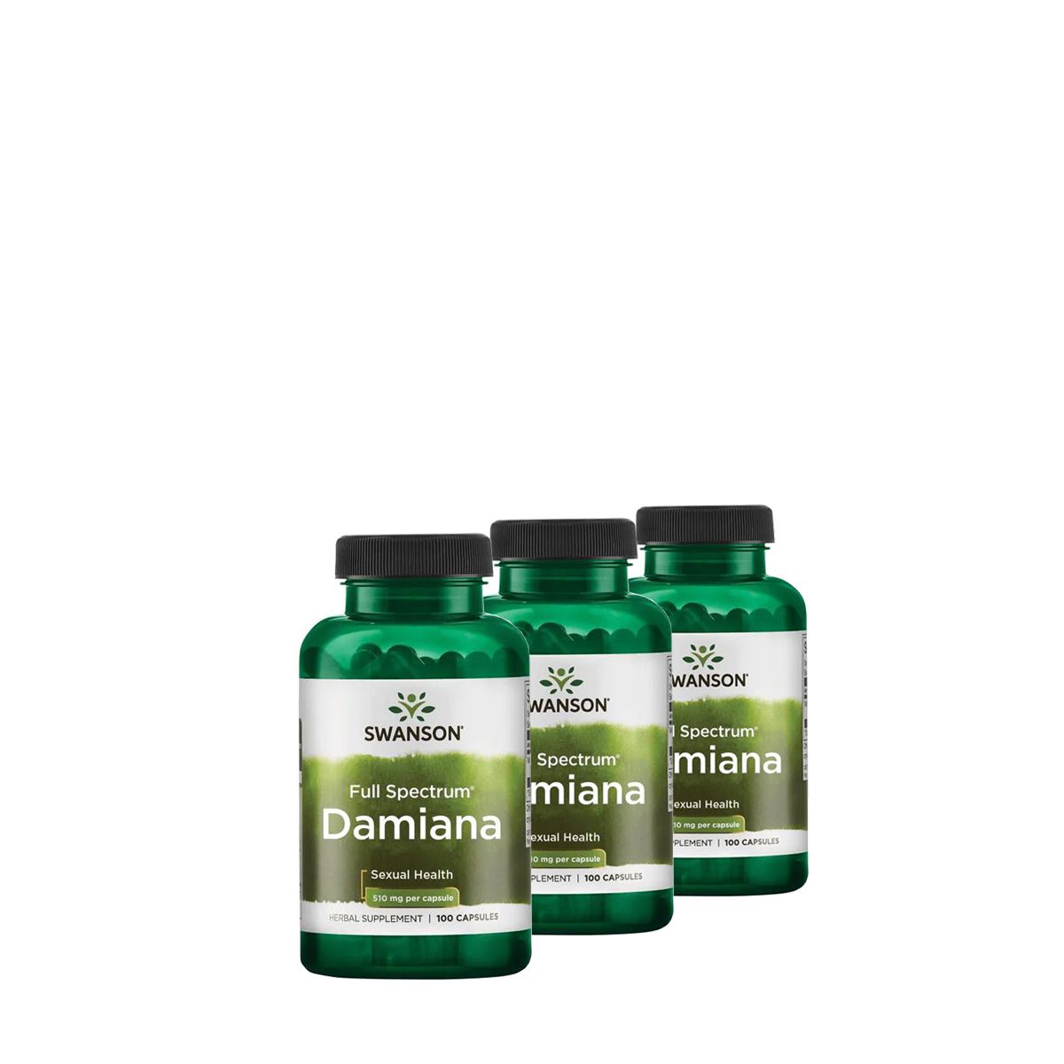 Damiana gyógynövényi afrodiziákum 510 mg, Swanson Full Spectrum Damiana, 3x100 kapszula Damiana gyógynövényi afrodiziákum 510 mg, Swanson Full Spectrum Damiana, 3x100 kapszula